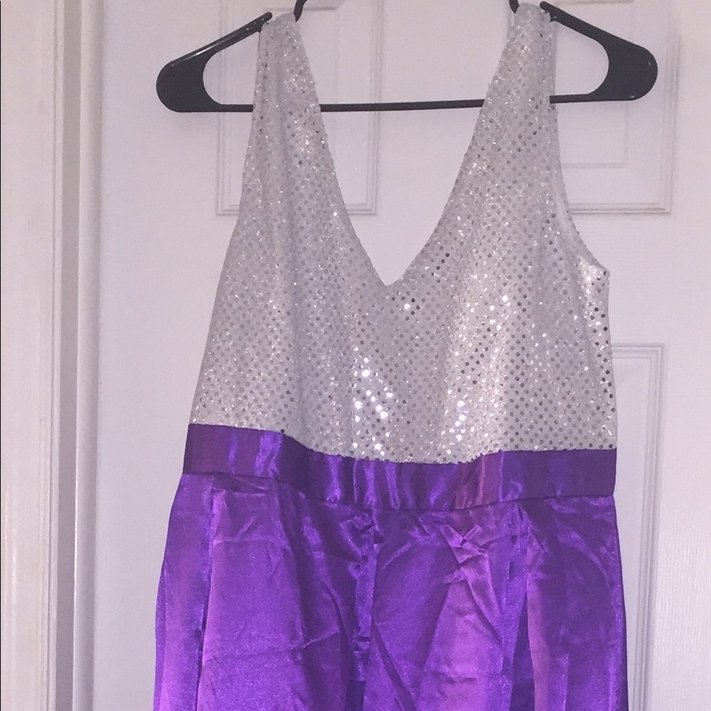 Floor length prom/evening gown.